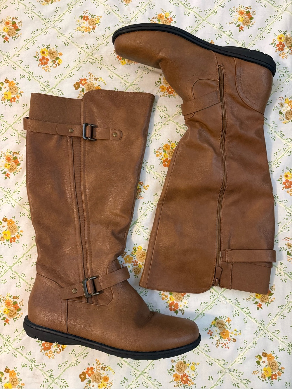 Dream Pairs Wide Calf Faux Fur Lined Boots